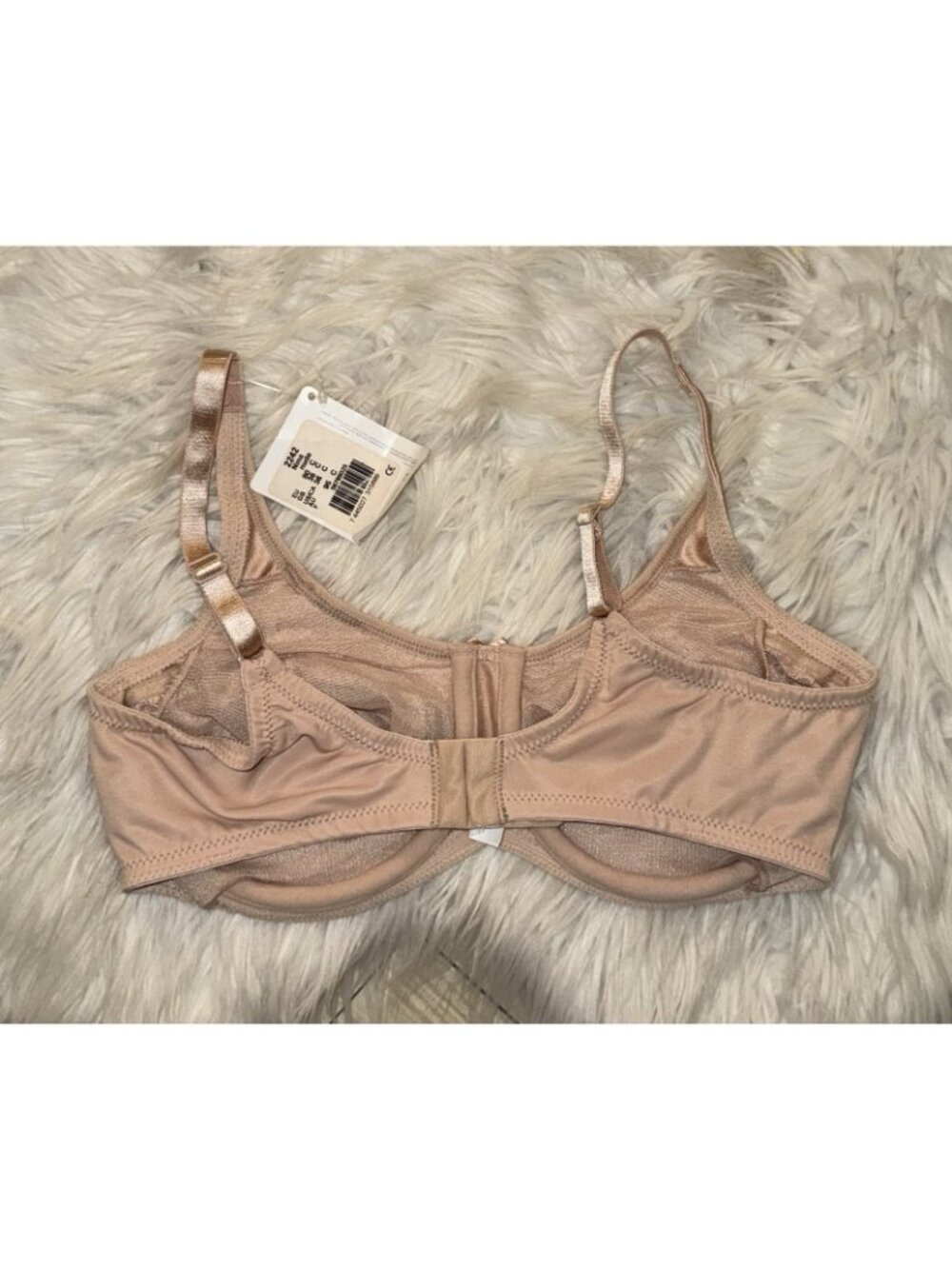 Amoena 2242 Nina Underwire Pocketed Mastectomy Bra Womens 36C Beige New Nwt - Picture 3 of 4